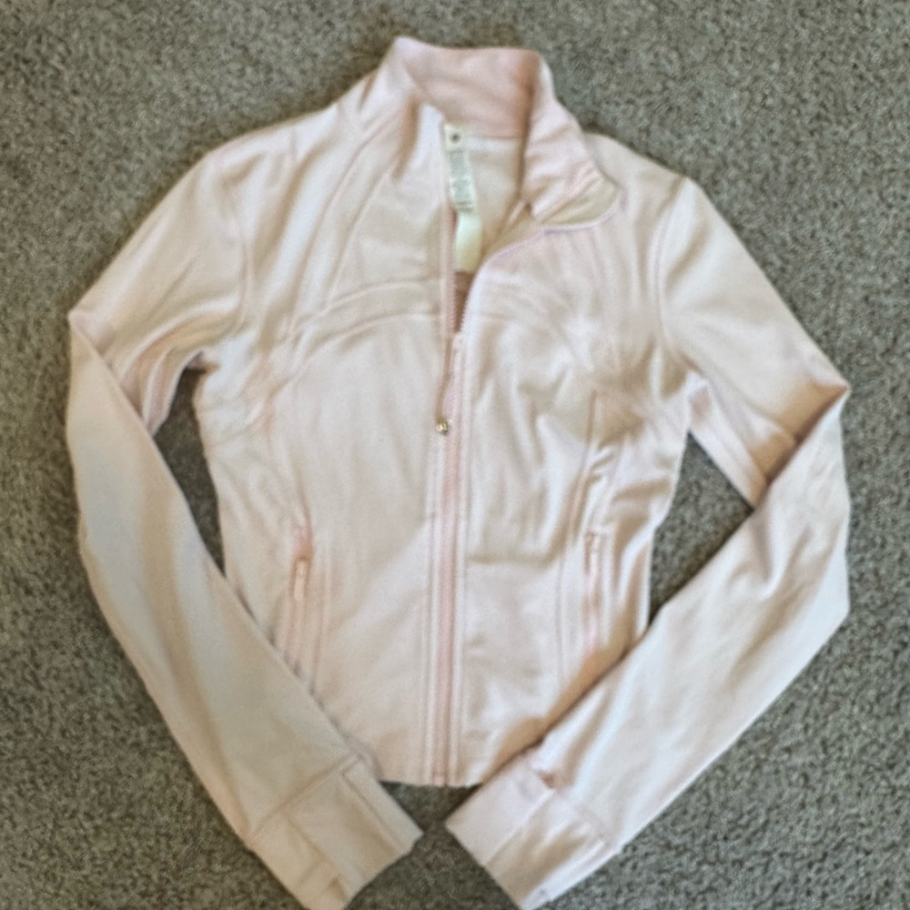 Lululemon Athletica Light Pink Bomber Jacket